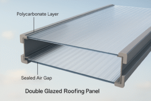 double glazed roofing panel products