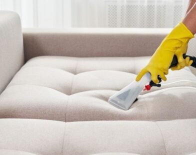 how to clean faux leather couch