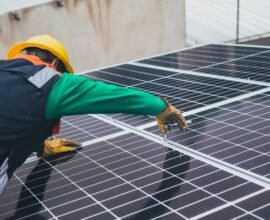 flat roof solar panels