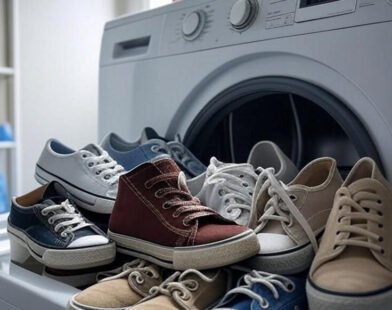 can shoes be put in the washing machine