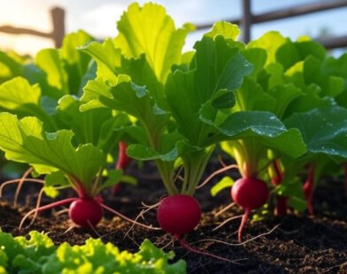 what vegetables grow quickly