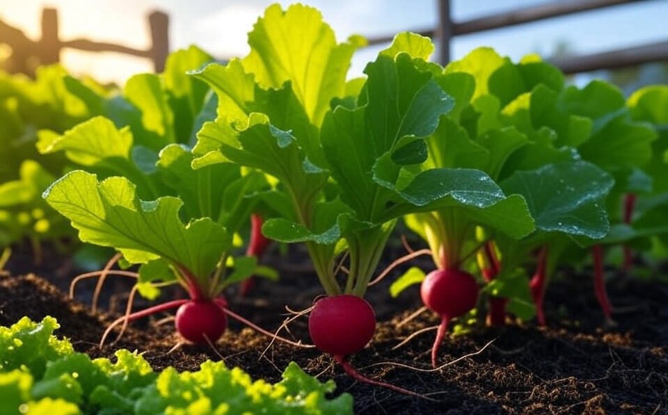 what vegetables grow quickly