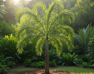 how tall does a foxtail palm grow