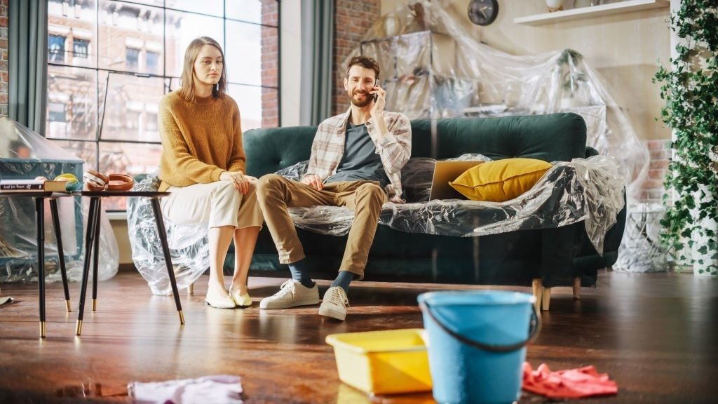 water leaking into basement after heavy rain