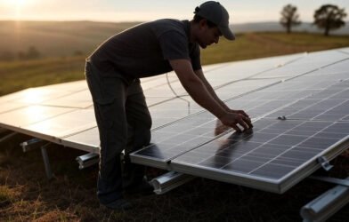 how to set up solar panels off grid