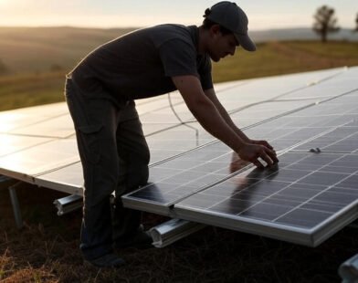 how to set up solar panels off grid